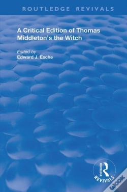 Capa do artigo A Critical Edition Of Thomas Middleton'S The Witch