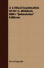 A Critical Examination Of Dr G. Birkbeck - Preview
