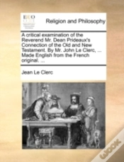 Capa do artigo A Critical Examination Of The Reverend M