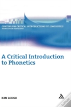 Capa do artigo A Critical Introduction To Phonetics