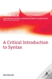 Capa do artigo A Critical Introduction To Syntax