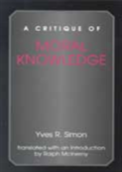 A Critique Of Moral Knowledge