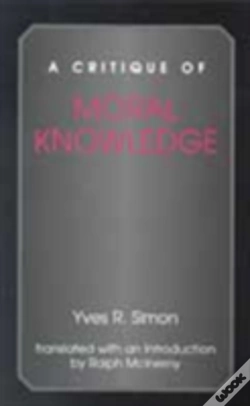 Capa do artigo A Critique Of Moral Knowledge