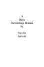 A Deliverance Training Manual - Preview