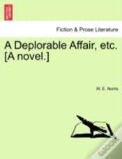 Capa do artigo A Deplorable Affair, Etc. (A Novel.)