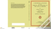 Capa do artigo A Descriptive Catalogue Of The Oriental Mss. Belonging To The Late E. G. Browne
