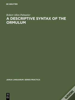 Capa do artigo A Descriptive Syntax Of The Ormulum