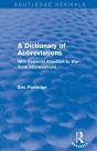 A Dictionary Of Abbreviations - Preview