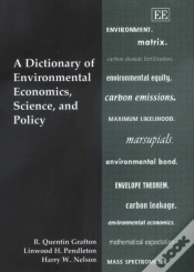 Capa do artigo A Dictionary Of Environmental Economics, Science, And Policy