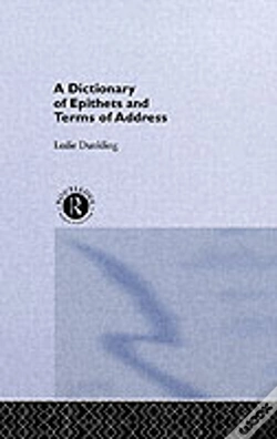 Capa do artigo A Dictionary Of Epithets And Terms Of Address