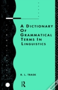 Capa do artigo A Dictionary Of Grammatical Terms In Linguistics