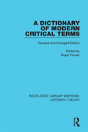 A Dictionary Of Modern Critical Terms - Preview
