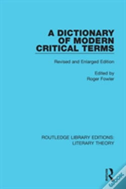Capa do artigo A Dictionary Of Modern Critical Terms