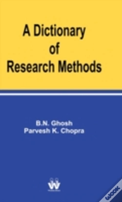 Capa do artigo A Dictionary Of Research Methods
