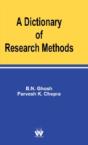 A Dictionary Of Research Methods - Preview