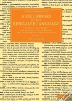 Capa do artigo A Dictionary Of The Bengalee Language