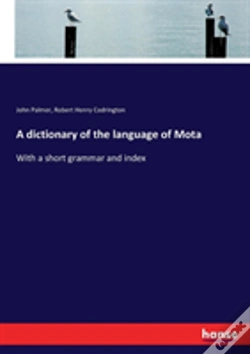 Capa do artigo A Dictionary Of The Language Of Mota