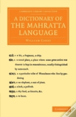Capa do artigo A Dictionary Of The Mahratta Language