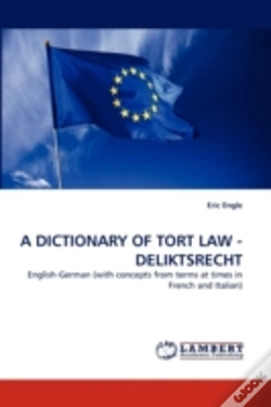 Capa do artigo A Dictionary Of Tort Law - Deliktsrecht