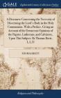 A Discourse Concerning The Necessity Of - Preview