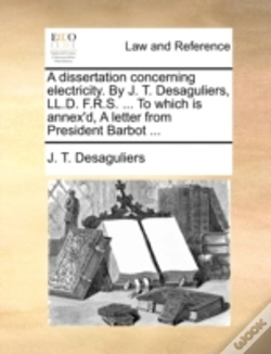 Capa do artigo A Dissertation Concerning Electricity. B