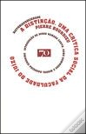 Capa do artigo A Distinção - Uma Crítica Social da Faculdade do Juízo