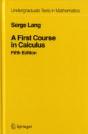 A First Course In Calculus - Preview