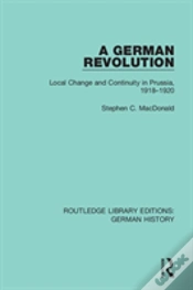 Capa do artigo A German Revolution