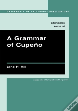 Capa do artigo A Grammar Of Cupeno