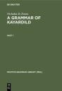A Grammar Of Kayardild - Preview