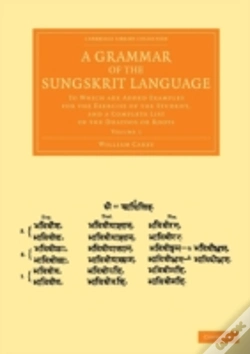 Capa do artigo A Grammar Of The Sungskrit Language