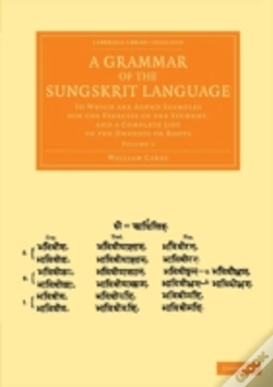Capa do artigo A Grammar Of The Sungskrit Language
