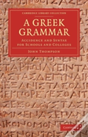 Capa do artigo A Greek Grammar
