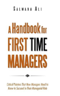 A Handbook For First Time Managers - Preview