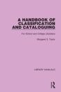 A Handbook Of Classification And Cataloguing - Preview