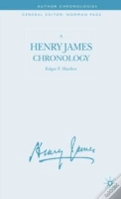 Capa do artigo A Henry James Chronology