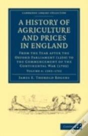 Capa do artigo A History Of Agriculture And Prices In England