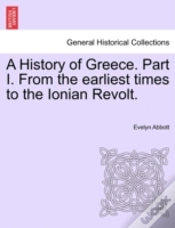 Capa do artigo A History Of Greece. Part I. From The Ea