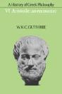 A History Of Greek Philosophy: Volume 6, Aristotle: An Encounter - Preview