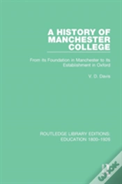 Capa do artigo A History Of Manchester College