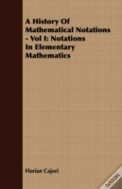 Capa do artigo A History Of Mathematical Notations - Vo