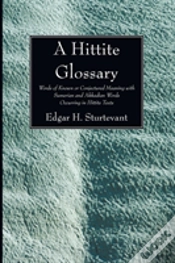 Capa do artigo A Hittite Glossary