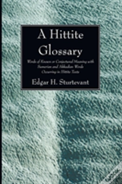 Capa do artigo A Hittite Glossary