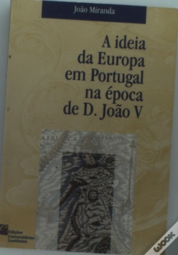 Capa do artigo A Ideia da Europa em Portugal na Época de D.João V