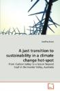 A Just Transition To Sustainability In A Climate Change Hot-Spot - Preview