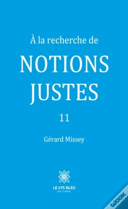 Capa do artigo A La Recherche De Notions Justes 11