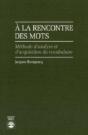 A La Recontre Des Mots? - Preview