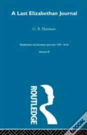 Capa do artigo A Last Elizabethan Journal V3