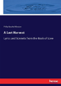 A Last Harvest - Preview