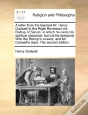Capa do artigo A Letter From The Learned Mr. Henry Dodw